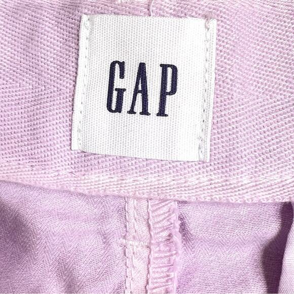 NWT Gap High Rise Utility Short 5” Khaki Shorts 6 Lavender Shortbread Pastel - Picture 10 of 10